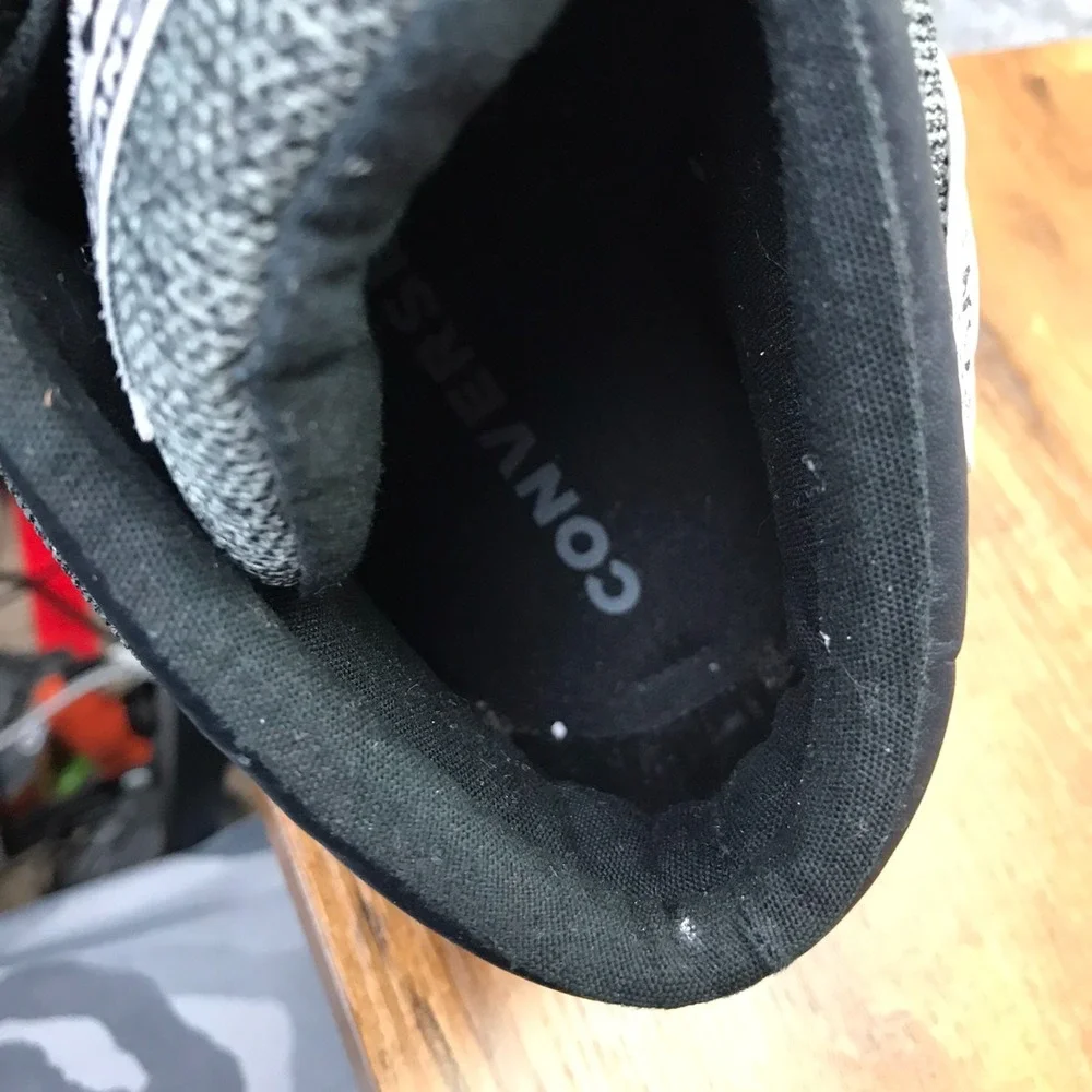 Converse Chuck Taylor All Star High Street Mid Top Sneakers M 8 W 10 Black/Gray